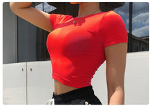 Carregar imagem no visualizador da galeria, Camisas Manga Curta / Blusinha - Feminino