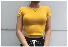 Carregar imagem no visualizador da galeria, Camisas Manga Curta / Blusinha - Feminino