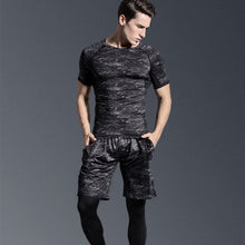 Carregar imagem no visualizador da galeria, Conjunto Preto De Compressão - Masculino