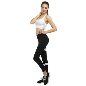 Calça De Yoga - Leggins Fitness Listrado